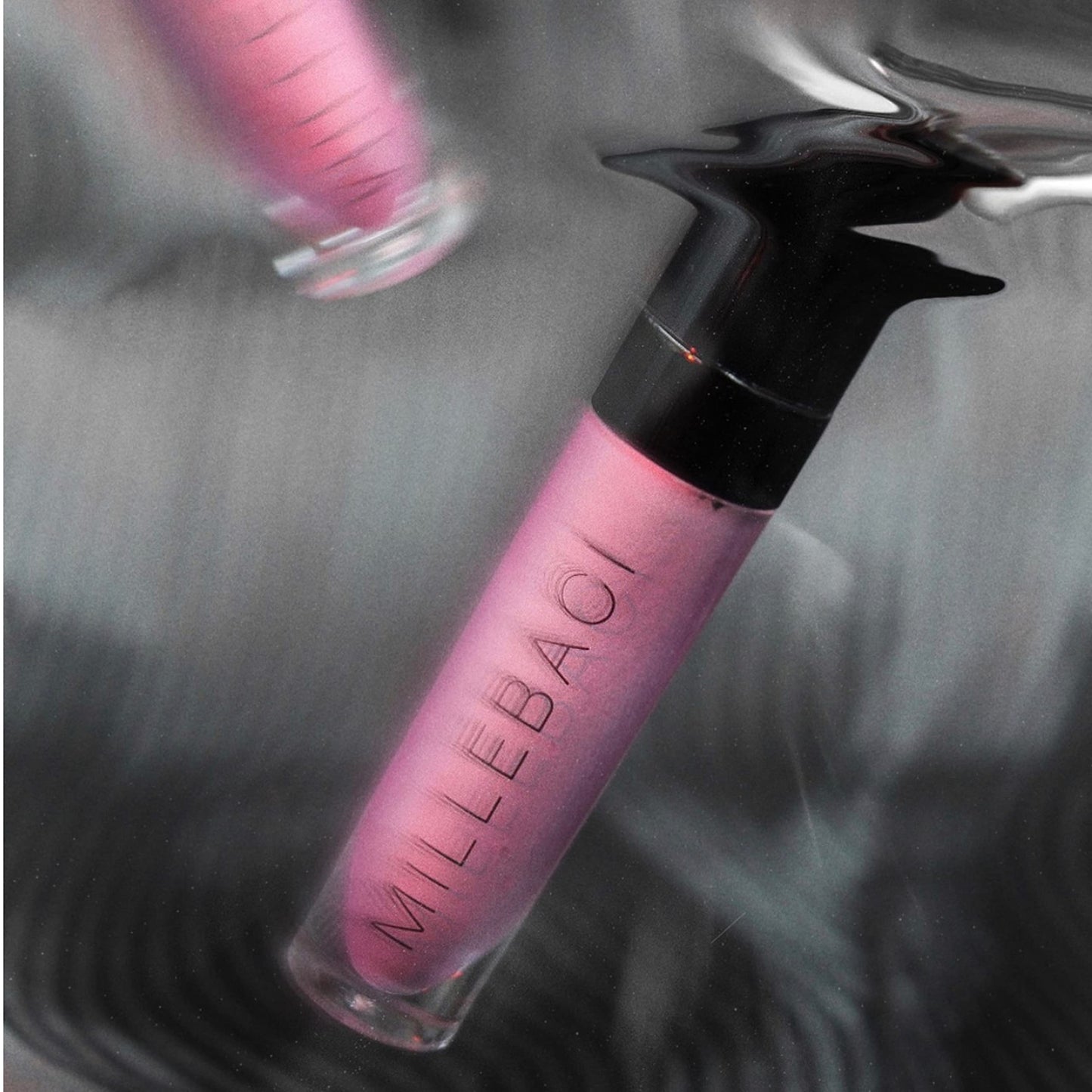 Nouba Millebaci Long Lasting Liquid Lipstick Dark Red, Lustrous Moisturizing Creamy Formula with Vitamin E Intense Color Pigment