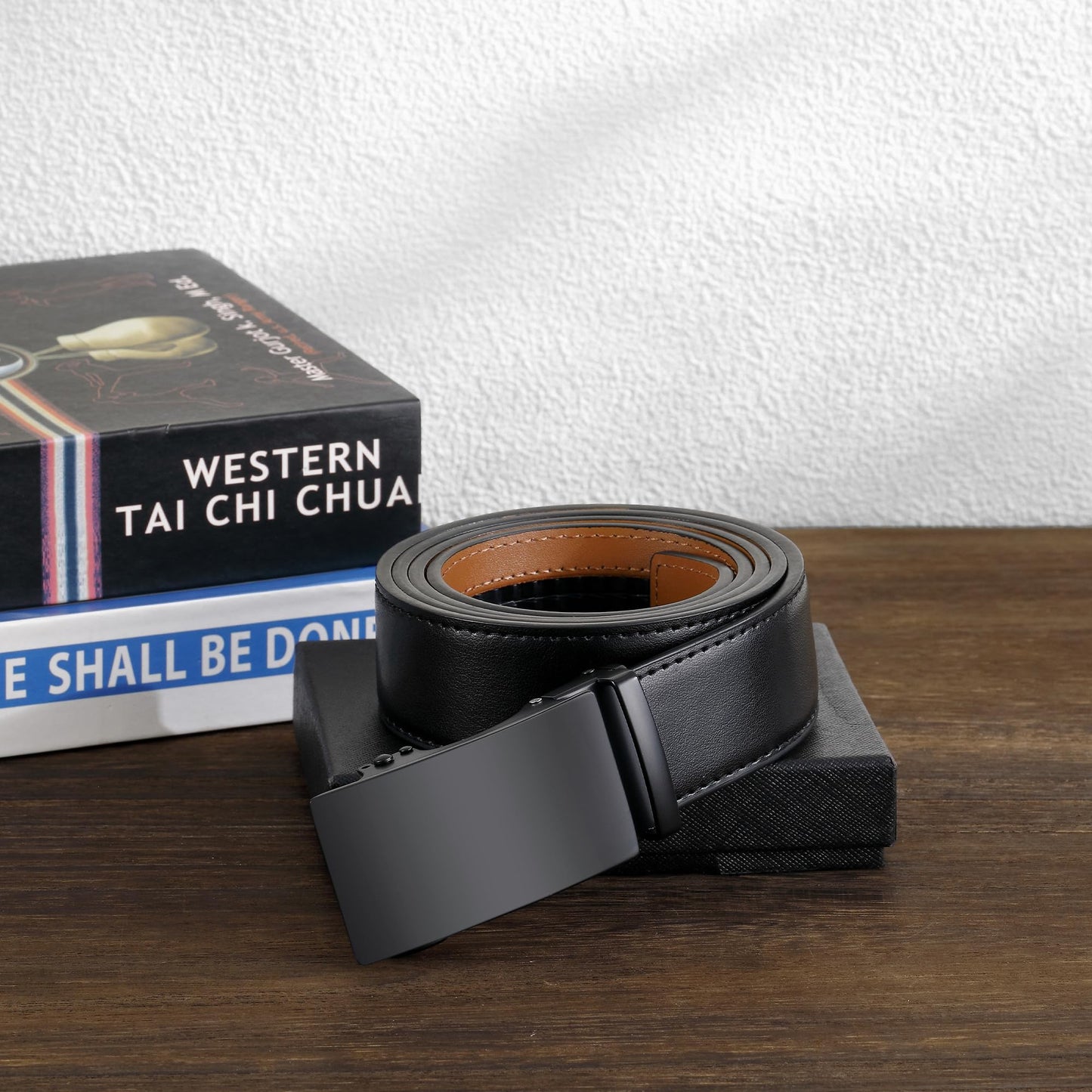 IUZOE 9rd Anniversary Leather Gift for Him, 9 Years of Marriage Engraved Leather Leather Belt, 9 Years Wedding Gifts for Husband