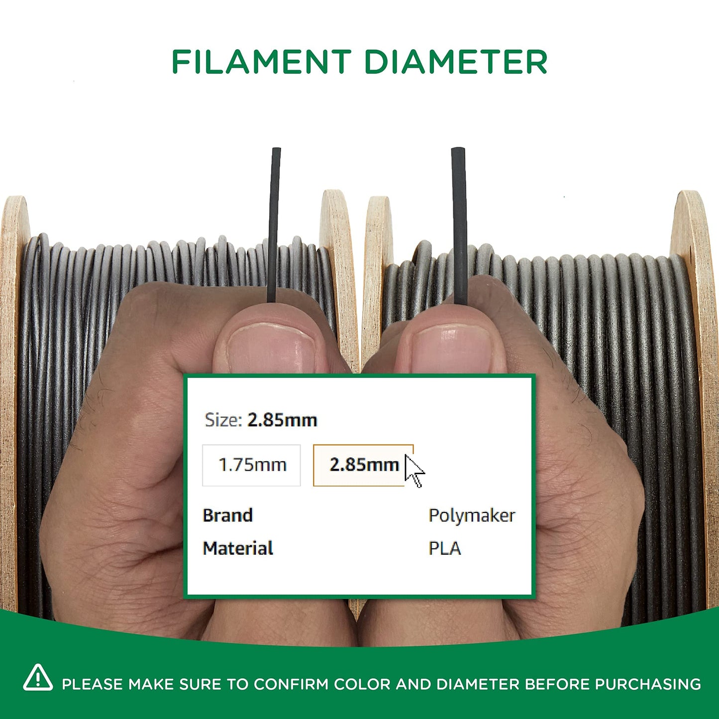 Polymaker Matte Pla Filament Matte Sapphire Blue 2.85Mm 1Kg 3D Printing Filament, Polyterra 3D Printer Pla Filament