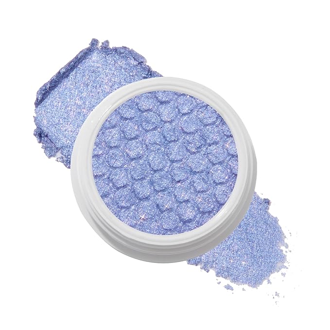 ColourPop Super Shock Shadow - High-Pigment, Crème-Powder Eye Makeup - Single Glitter Eyeshadow with Minimal Fallout and Unique Bouncy Texture - Pale Periwinkle Eyeshadow - Dream Much (0.07 oz)