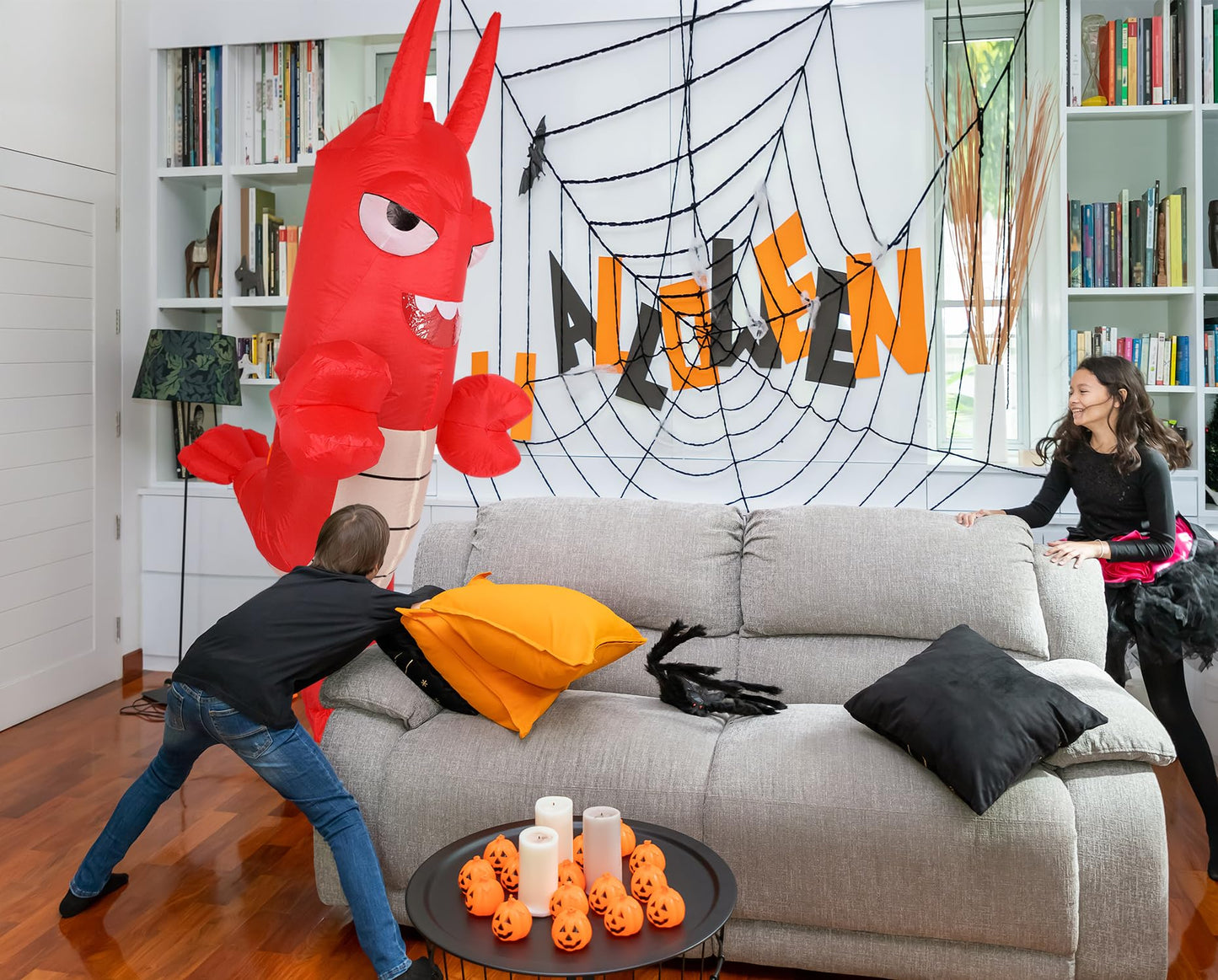 M MH ZONE Inflatable Lobster Costume for Adult Funny Halloween Costumes Cosplay Fantasy Blow up Costume