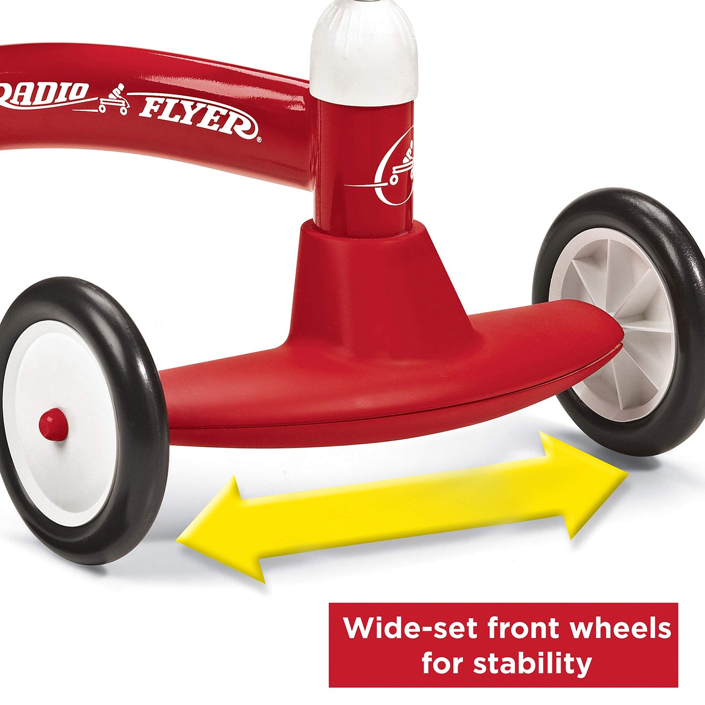Toddler Toys 1-2, Baby Toys for Kids, 1 Year Old Girl Gifts, 1st Birthday Gifts Boy, Radio Flyer Scoot About Ride On, for Ages 1-3 Years, Red