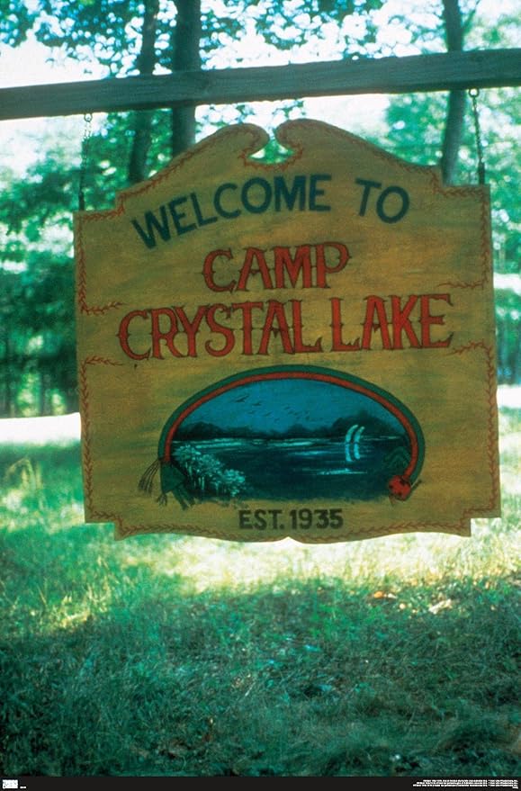 Friday The 13th - Welcome To Camp Crystal Lake Wall Poster, 34L" x 22.4W", Premium Unframed Version