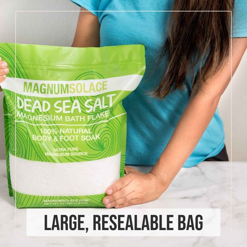 Pure Magnesium Bath Flakes & Magnesium Oil - 100% Natural Relief (3 Item Bundle)