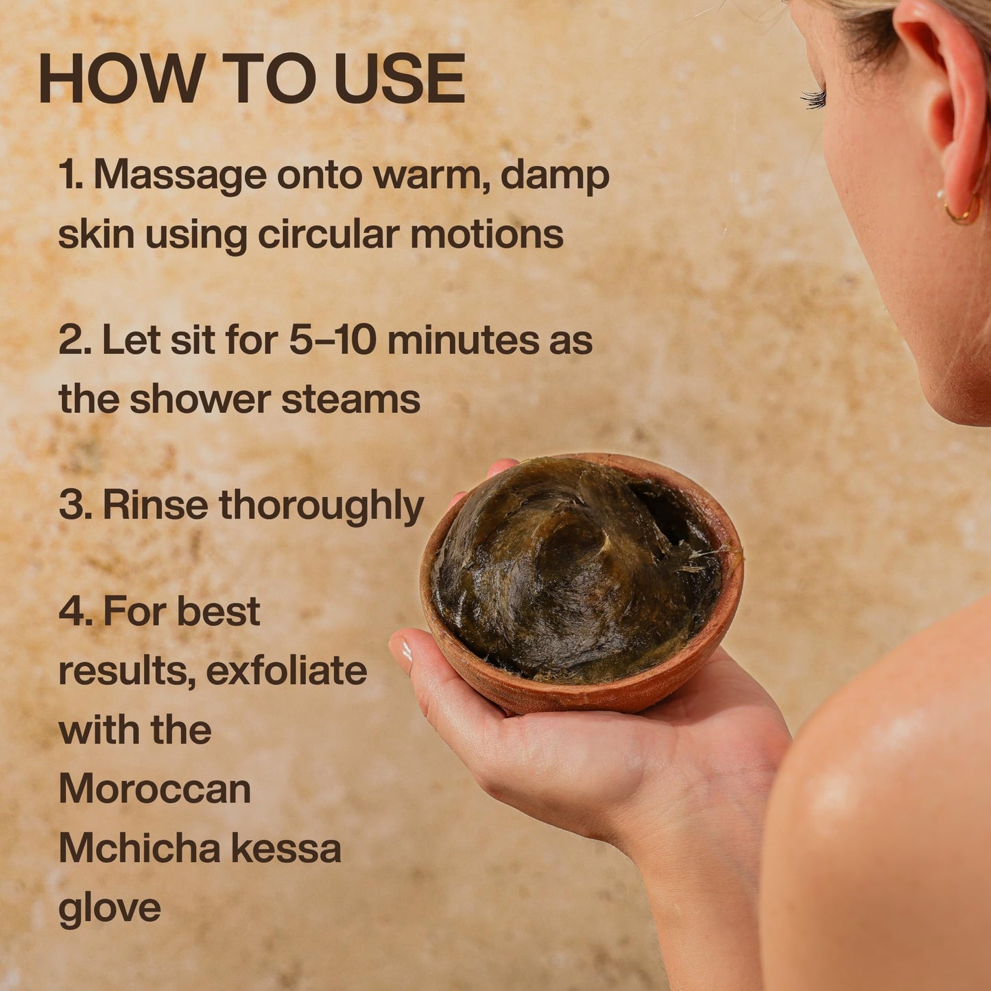 Moroccan Black Beldi Soap with Lavender, Moroccan Soap and Body Wash, Traditional Savon Noir for Bath (7 oz)