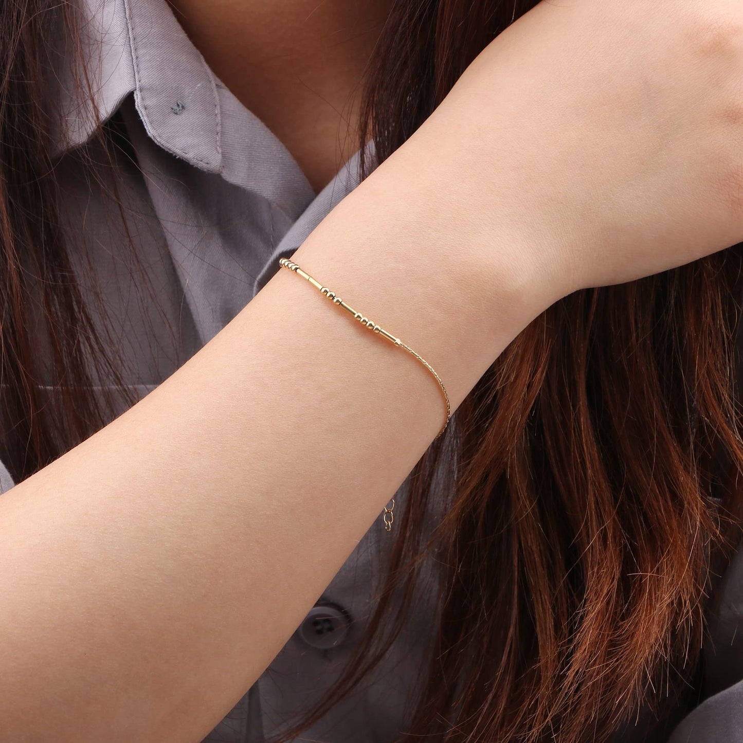 JoycuFF Best Friend Birthday Gifts for Women Friendship Gifts for Women Morse Code Bracelets Best Friend Gift Soul Sister Bracel