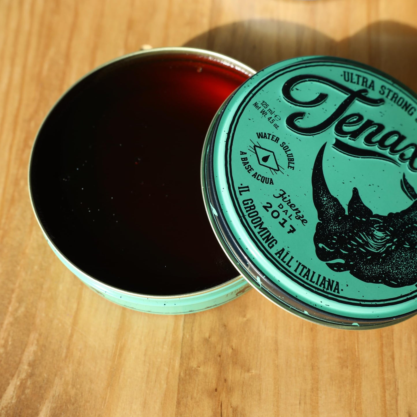 Tenax Water Based Pomade, Ultra Strong Hold with Maximum Shine, 4.5 Ounces