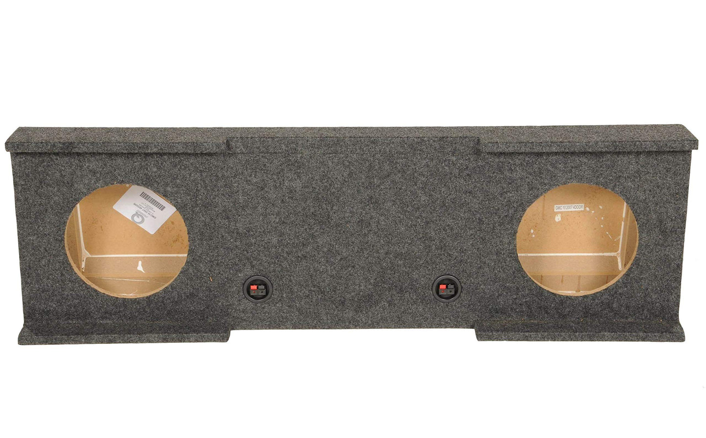 Q Power Gmc12 2007 4Door Dual 12-Inch Custom Fit Speaker Box For Gm/Chevy Crew Cab 4-Door Trucks 2007-2013