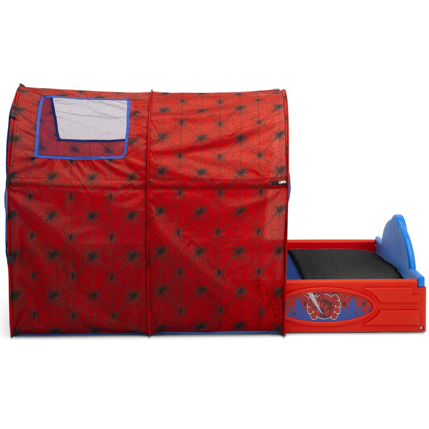 Delta Children Marvel Spider Man Sleep and Play Toddler Bed with Tent