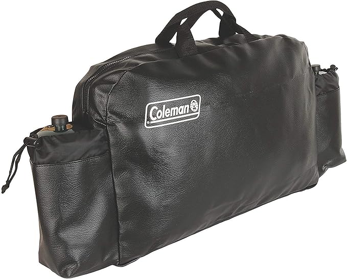 Coleman Large Stove Protective Cover & Carry Case, Fits Most Grills/Stoves, 2 Large Side Pockets for Fuel Cannisters