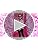 Leadtex 1950s Girls Party Pink Ladies Jacket Grease Costume with Chiffon Pink Neck Scarfs and Black Cat Eye Glasses