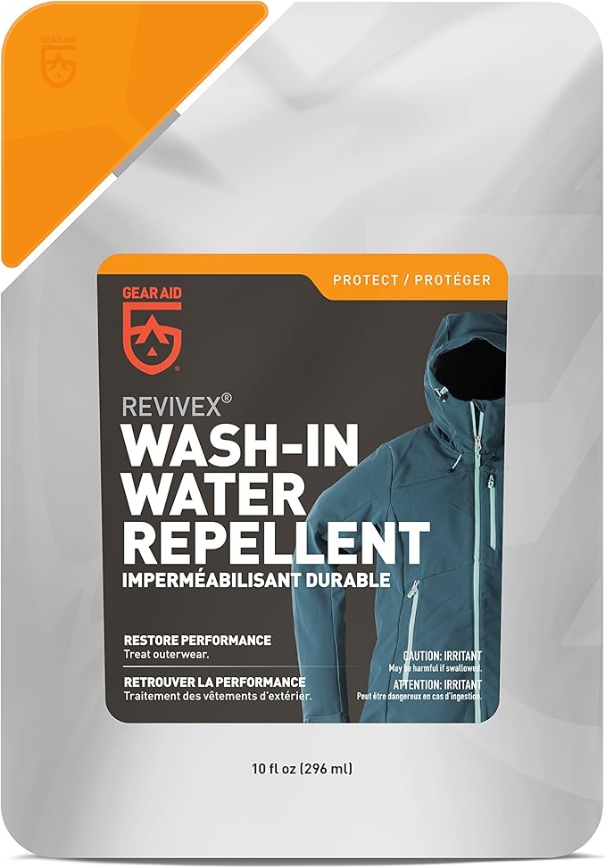 GEAR AID Wash-in Water Repellent, Long-Lasting Waterproofing for Snow and Rain Outdoor Gear, Concentrated Formula, Durable...