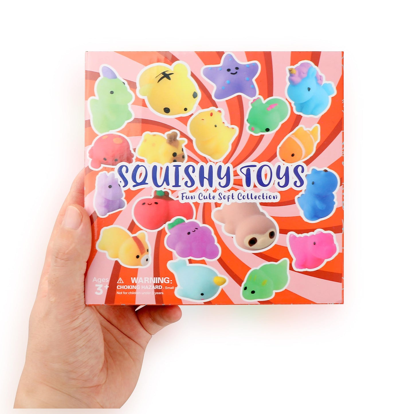 nobasco Squishies, 26 Pack Mochi Squishy Toys - Kawaii Cat Squishys Slow Rising Animals - Party Favors, Goodie Bag, Birthday Gifts, Mini Squishies Stress Reliever Toy