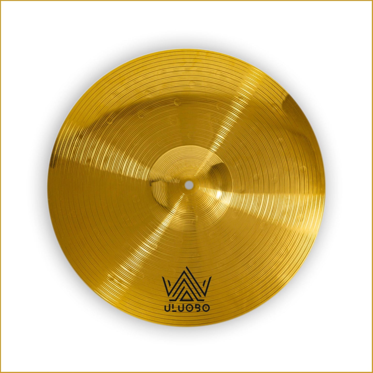 ULUOBO Crash Cymbal, 16 inches Practice Cymbal (Gold)