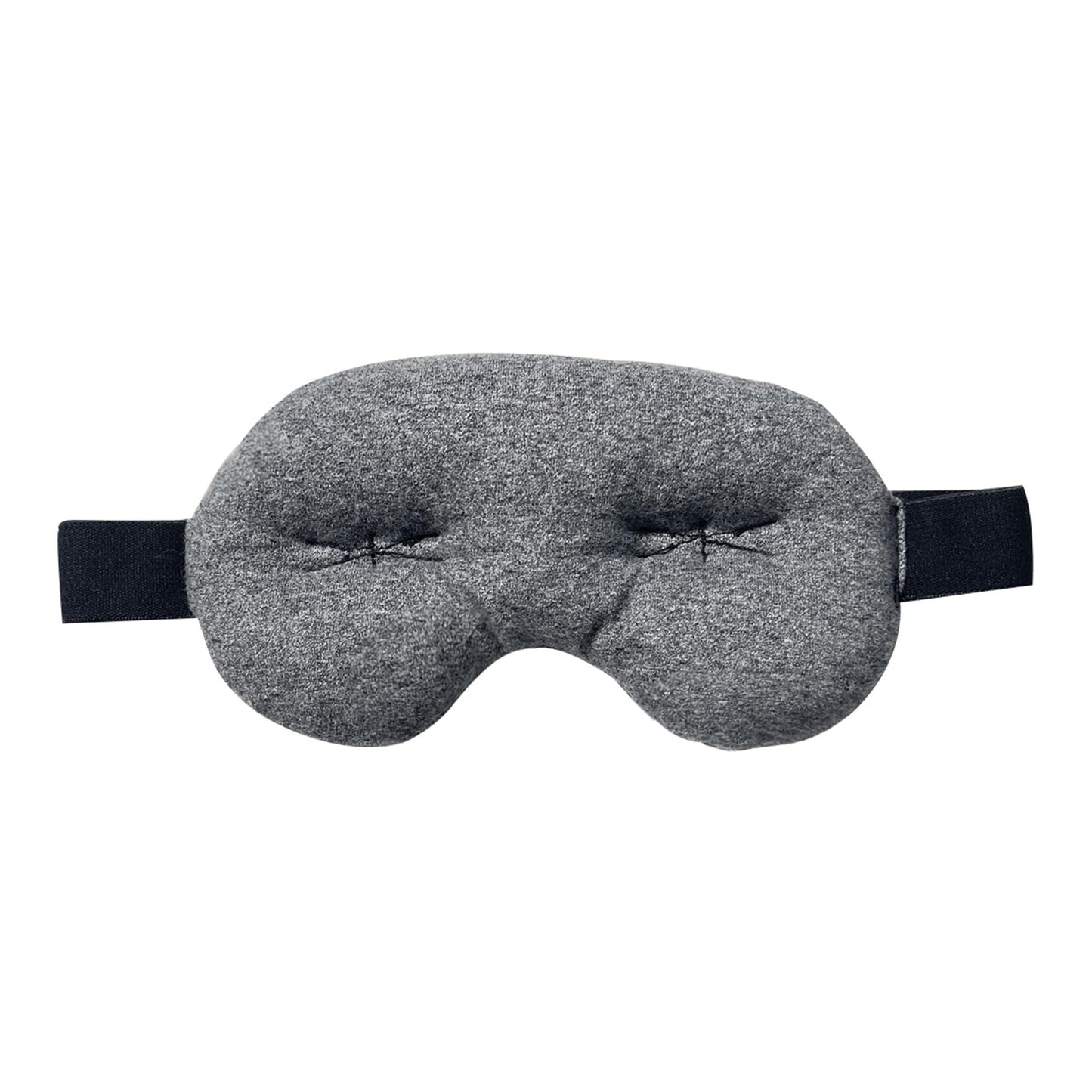 Brownmed Eye Pillow - Compression Eye Mask for Headache Support - Soothes Strain - Eases Sinus Pressure - Cooling - Universal Fit - Breathable Cotton - Washable & Reusable - Grey