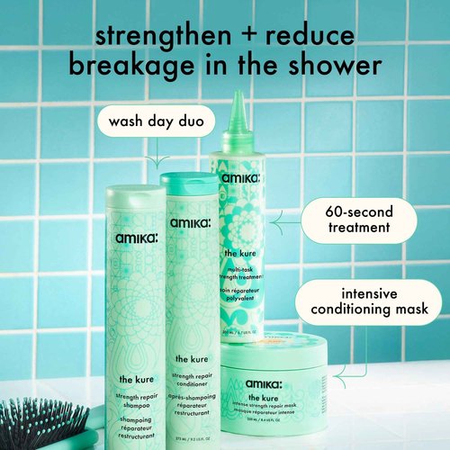 amika the kure strength repair shampoo, 1000ml