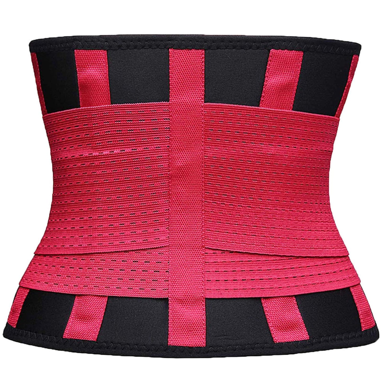 VENUZOR Waist Trainer Belt for Women - Waist Cincher Trimmer - Slimming Body Shaper Belt - Sport Girdle Belt (UP Graded)(Rose Red,XX-Large)
