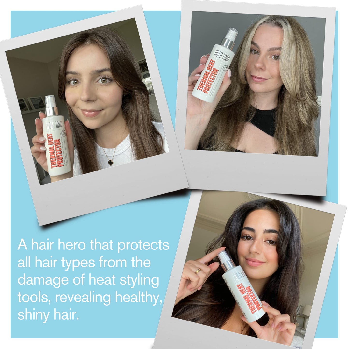 Heat Protectant Spray For Hair - Thermal Protector Up To 450F From Flat Irons & Hot Blow Dry - Light Weight Thermal Shield Prote