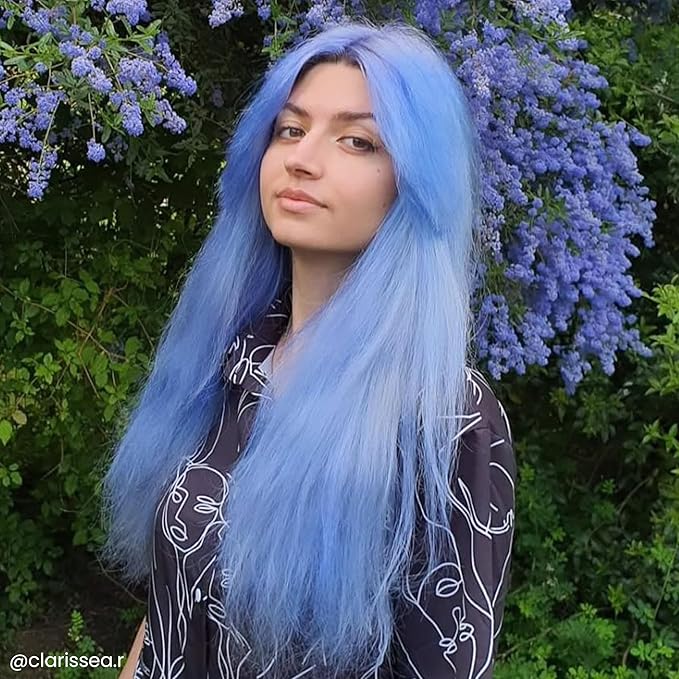 ARCTIC FOX Vegan and Cruelty-Free Semi-Permanent Hair Color Dye (8 Fl Oz, PERIWINKLE)