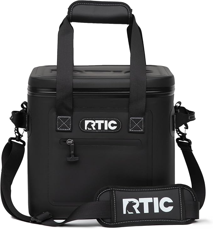 RTIC Ultra-Tough Soft Cooler 12 Can, Insulated Bag Portable Ice Chest for Lunch, Beach, Drink, Beverage, Travel, Camping, ...