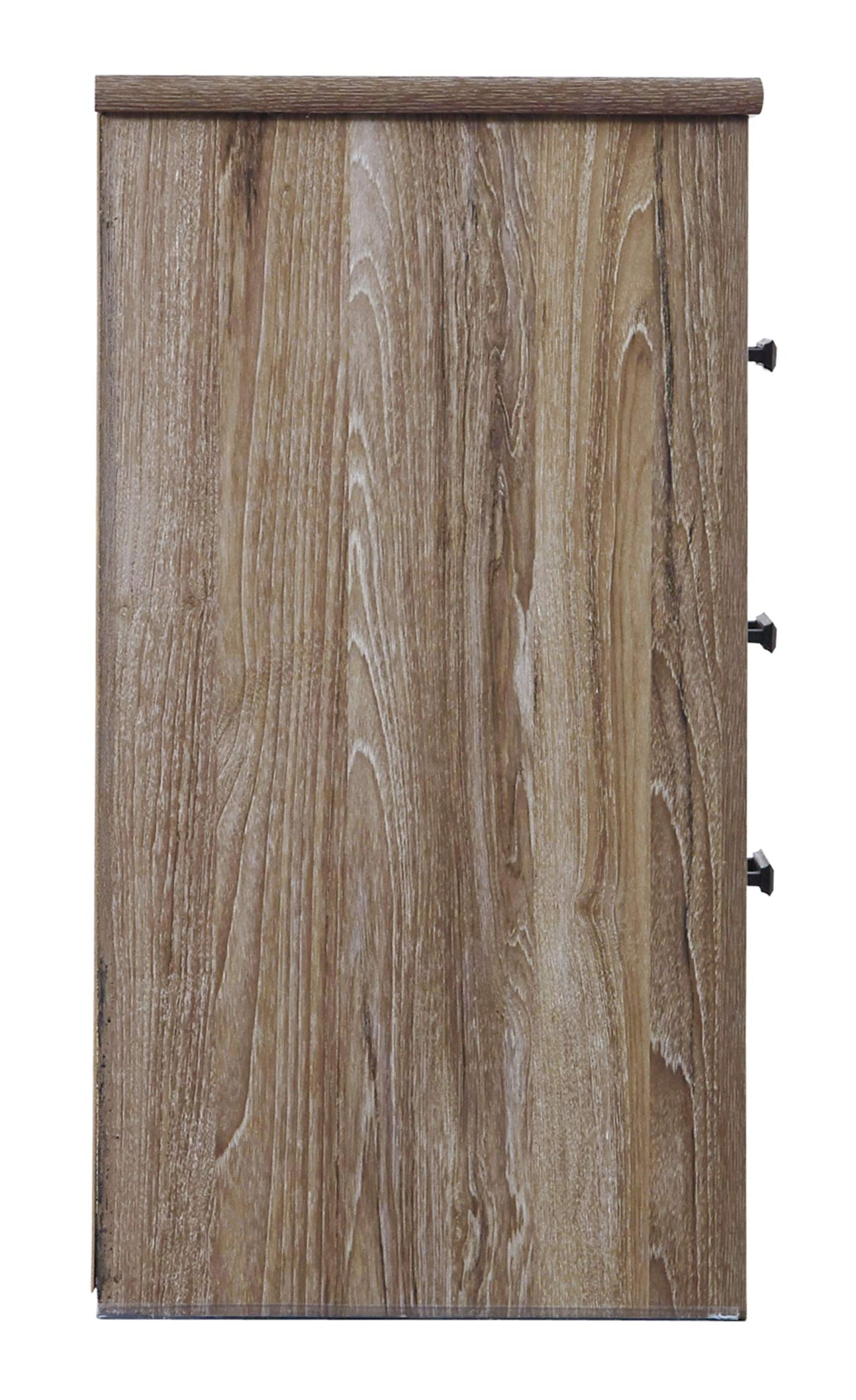 Signature Design by Ashley Zelen Rustic Contemporary 2 Drawer Nightstand, 29.45" Tall, Warm Gray