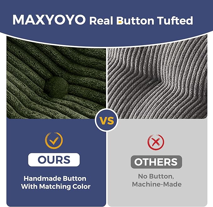 MAXYOYO Convertible Sofa Bed, Pull Out 3 Seater Sleeper Sofa, 2 in 3 Folding Couch Bed, Fold Out Floor Couch with Pillows for Living Room Bedroom Lounge, Dark Green