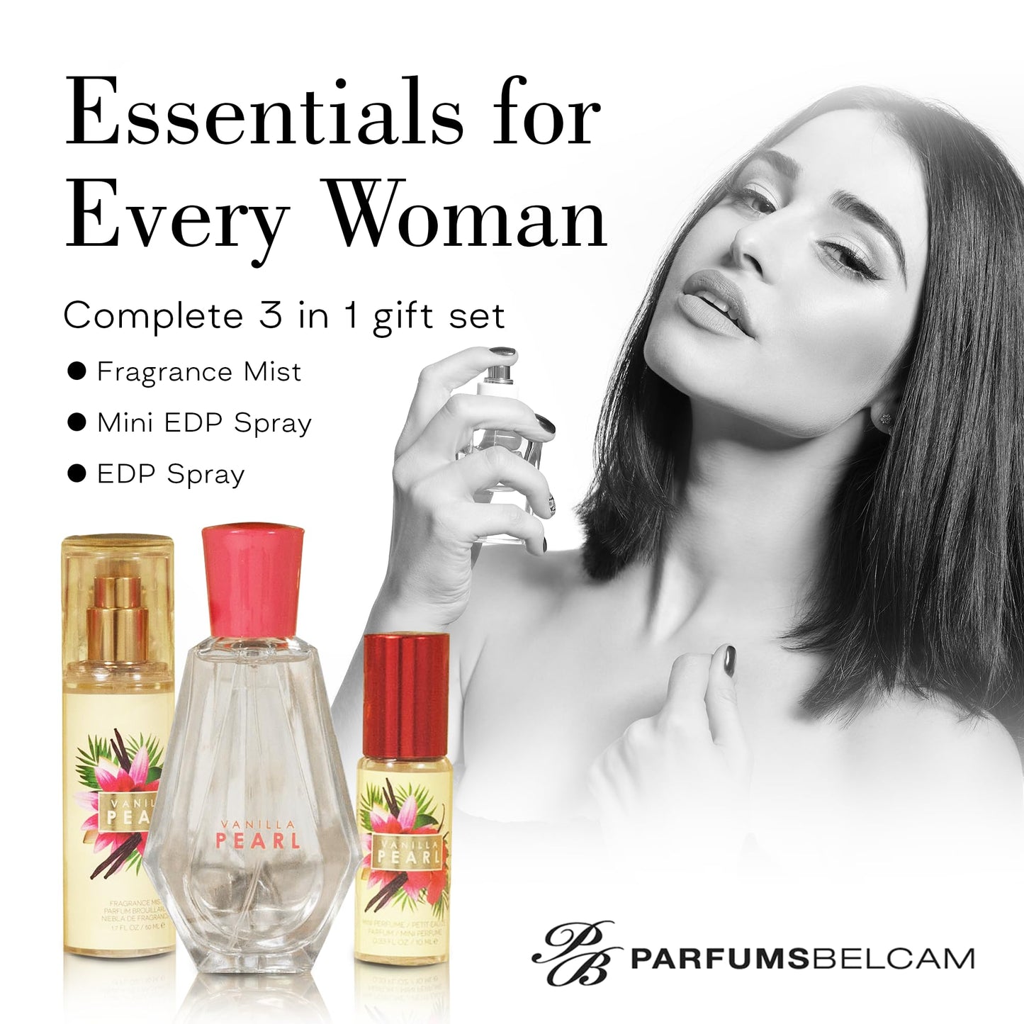 Belcam Beauty Vanilla Pearl Gift Set