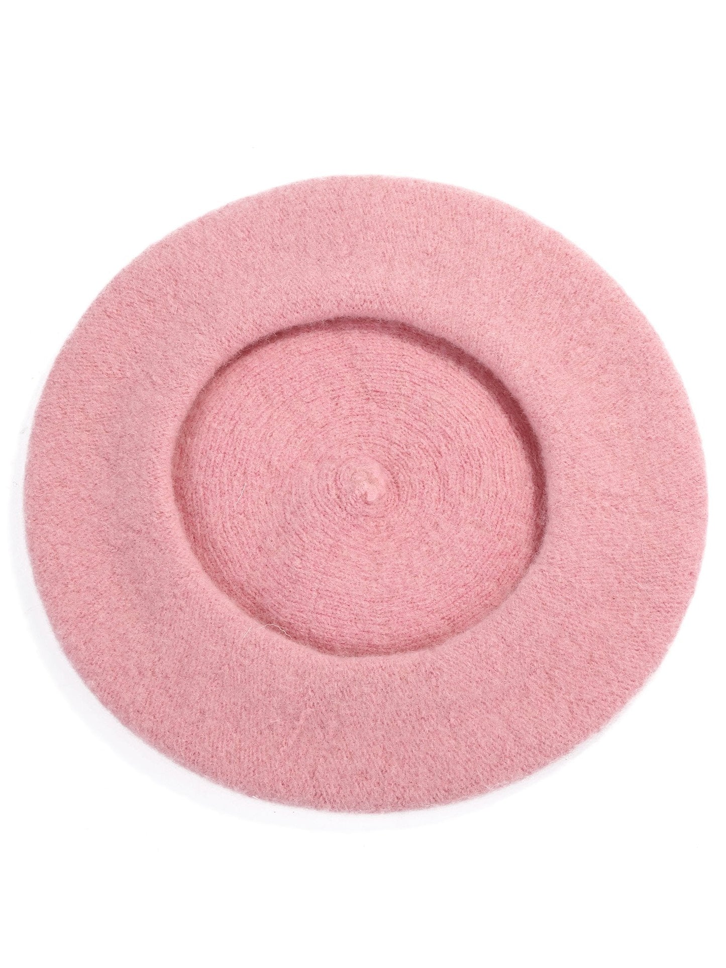 SATINIOR Beret Hat Kids Beret French Beanie Cap Artist Wool Hat Girls Beret Artist Costume for Children Kids Girls(Pink, 1 Pieces)