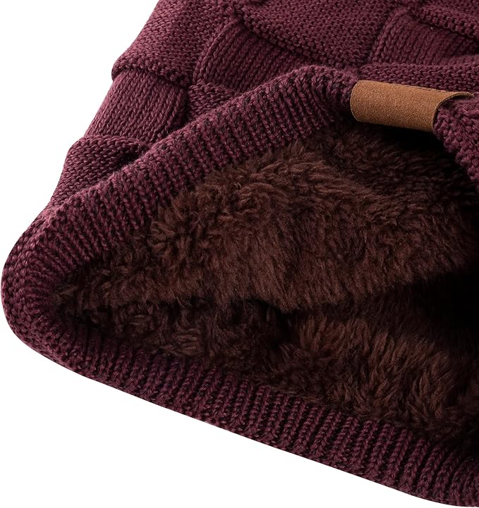 REDESS Beanie Hat for Men and Women Winter Warm Hats Knit Slouchy Thick Skull Cap