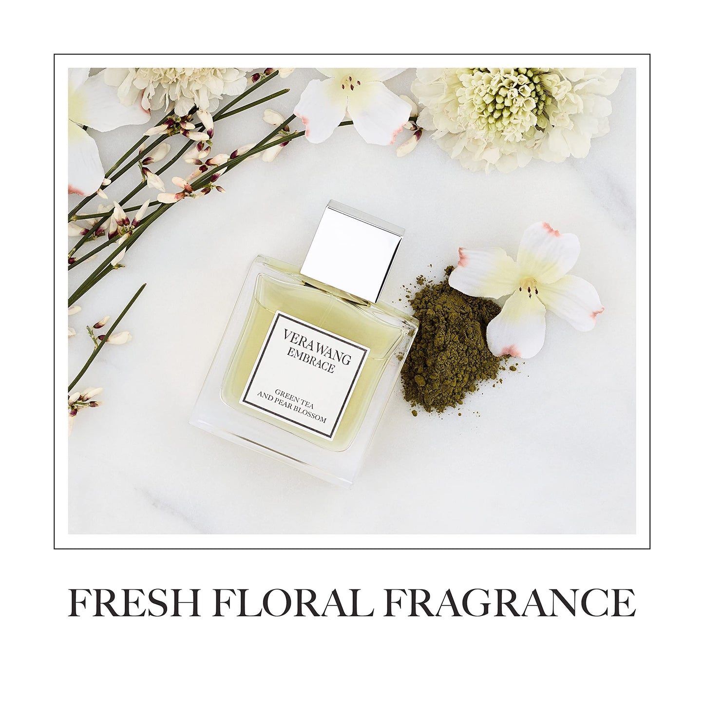 Vera Wang Embrace Green Tea and Pear Blossom Body Mist 8.4 fl oz (Pack of 1), Notes of Earthiness, Peony, and Sandalwood, Women's Fragrance, Long Lasting, Everyday Fragrance