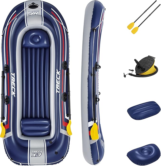 Bestway Hydro-Force Inflatable Raft Set | Inflatable Boat for Kids and Adults | Great for Ponds, Lakes, Rivers