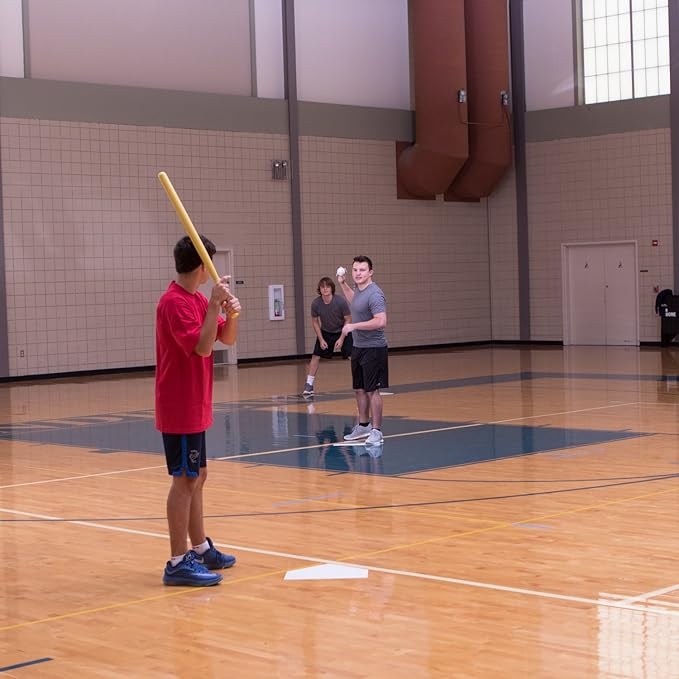 Champion Sports Baseball/Softball Throw Down Base Sets – Durable Indoor/Outdoor Training Bases – Sets of 4 or 5 in Orange or White