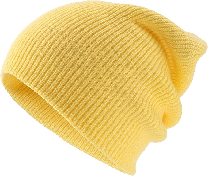 Connectyle Classic Double Layer Knit Beanie Hat Warm Thick Acrylic Winter Hats Daily Cuffed Beanies Watch Hat for Men Women