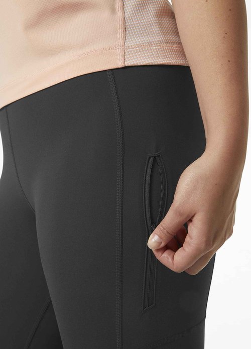 Helly-Hansen Women's Blaze 7/8 Tights, 980 Ebony, Large