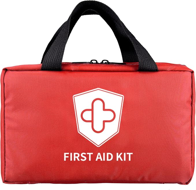 Kitgo First Aid Kit with Hospital Grade Medical Supplies, 220pcs Emergency Medical Trauma Kit, Gift for Dad Husband Great ...