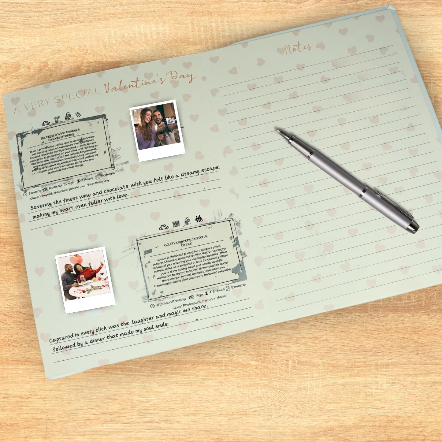 Together Forever Scratch-Off Date Night Book – 60 Unique & Romantic Date Ideas for Couples | Anniversary, Wedding, Valentine’s Gift, Couples Games, Memory Journal (11" x 9")