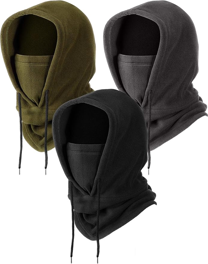 Syhood Winter Fleece Balaclava Ski Mask Balaclava Face Mask Cold Weather Men Tactical Heavyweight