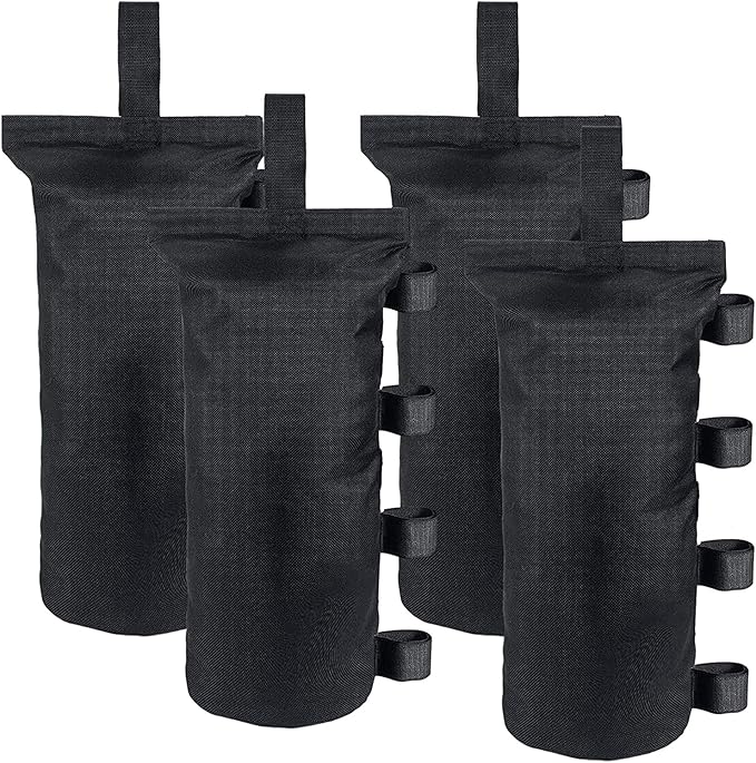 Joramoy Heavy Duty Canopy Weight Bags(120LBS) for Pop up Canopy Tent, Canopy Weights Set of 4, Leg Weights Sand Bags for I...