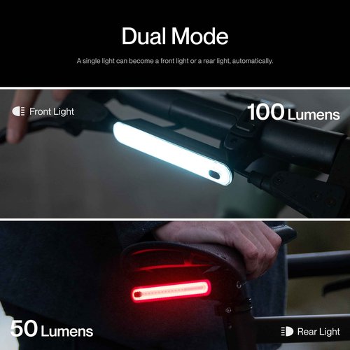 UNIT 1 Smart Light | Wireless LED Turn Signals & Brake Light | USB-C Rechargeable | Magnetic Mount | Nav Remote Compatible | App-Controlled Visibility via iOS & Android