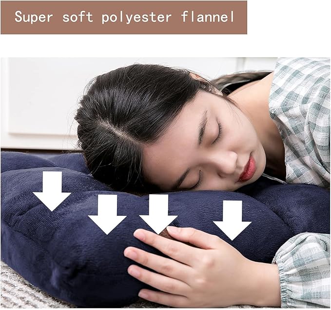 FLOGUOR Indoor 5-Position Adjustable Floor Chair with Back Support Folding Padded Gaming Sofa Chair, Lounge Chair for Adults Video Gaming, Perfect for Meditation, Reading QL050-NA