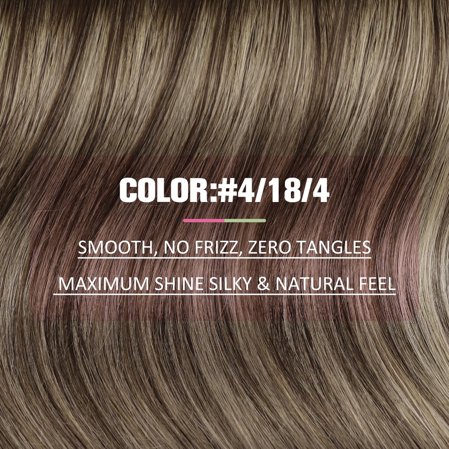 YoungSee Invisible Tape in Hair Extensions Balayage Seamless Tape in Hair Extensions Human Hair Dark Brown Roots Ombre Ash Blond