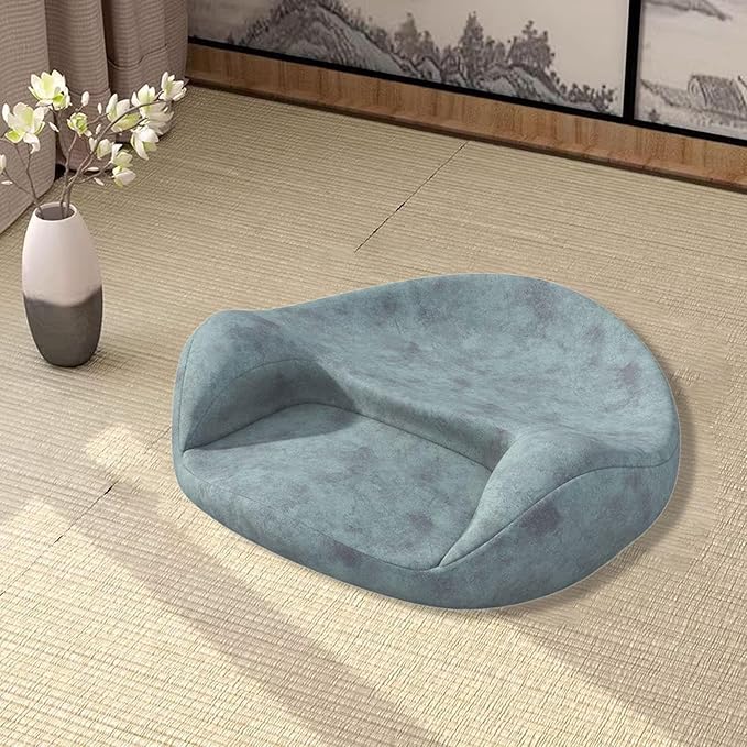 Meditation Cushion Yoga Mat Cushion Support Equipment Creative Seat Floor Pillow for Bedroom Tea Ceremony Sitting Living Room, Green
