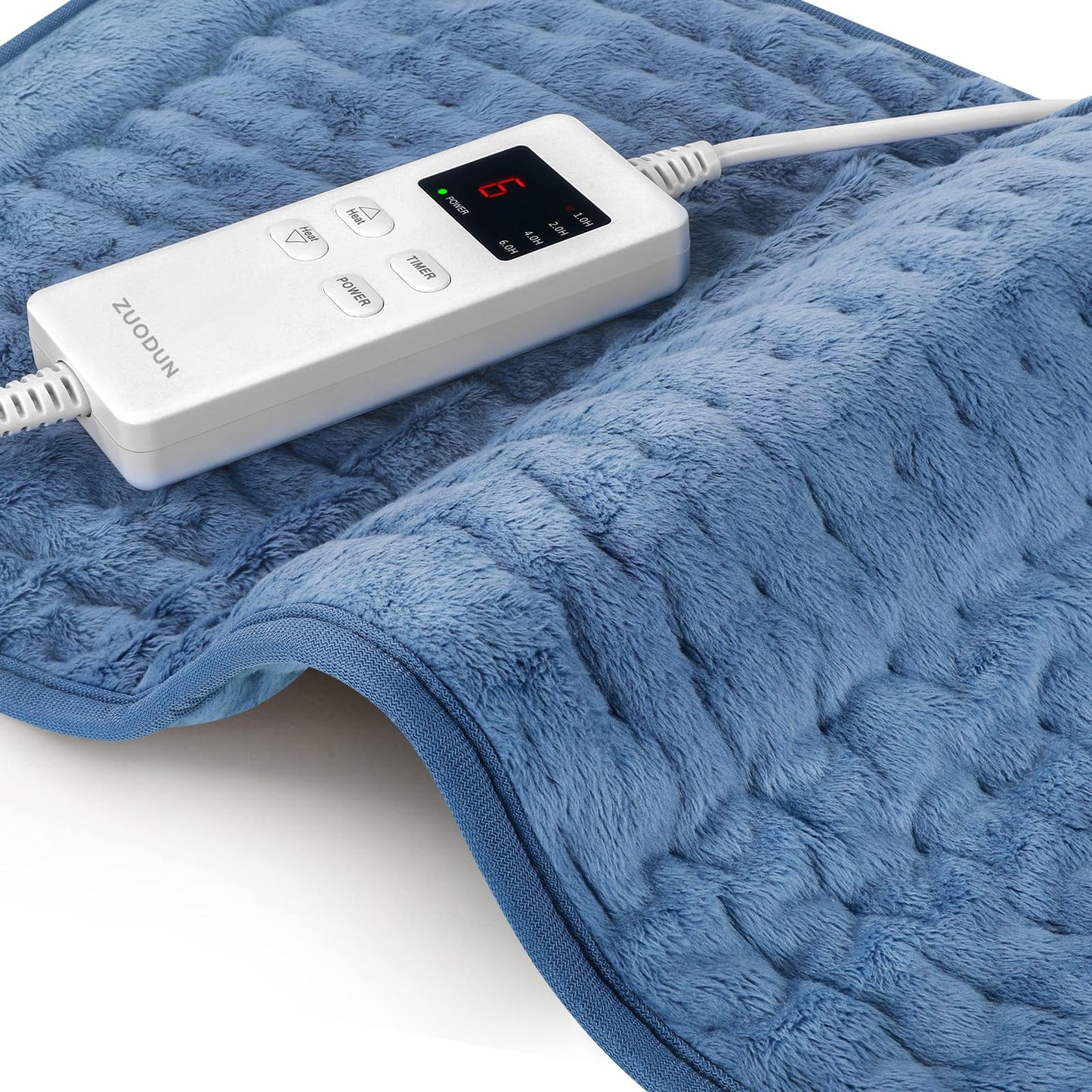 Long Heating Pad for Legs and Back Pain Relief, 33"x17" Electric Heat Wrap with Moist/Dry Option, 6 Heat Settings, Auto Shut-Off, Muscle Recovery Gift for Athletes