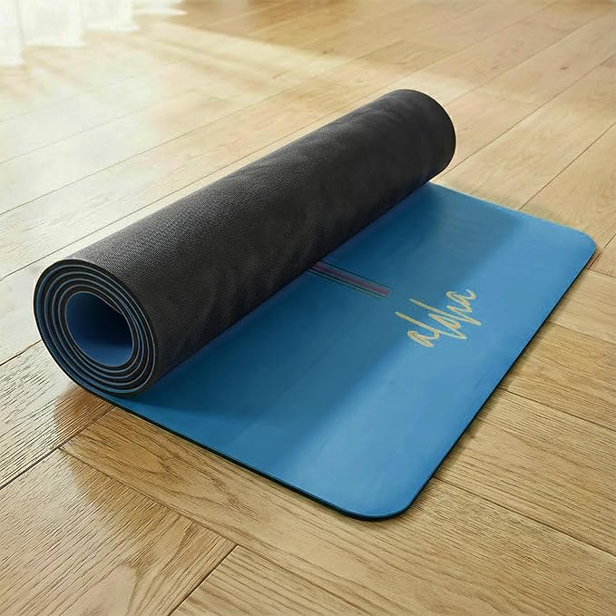 Aloha Bliss Premium Yoga Mat – 72” x 27 - Thick, Non-Slip & Durable | Sweat-Resistant, Lightweight & Portable | Perfect for Yoga, Pilates, Home Workouts, Gym & Studio Practice - Eco-Friendly