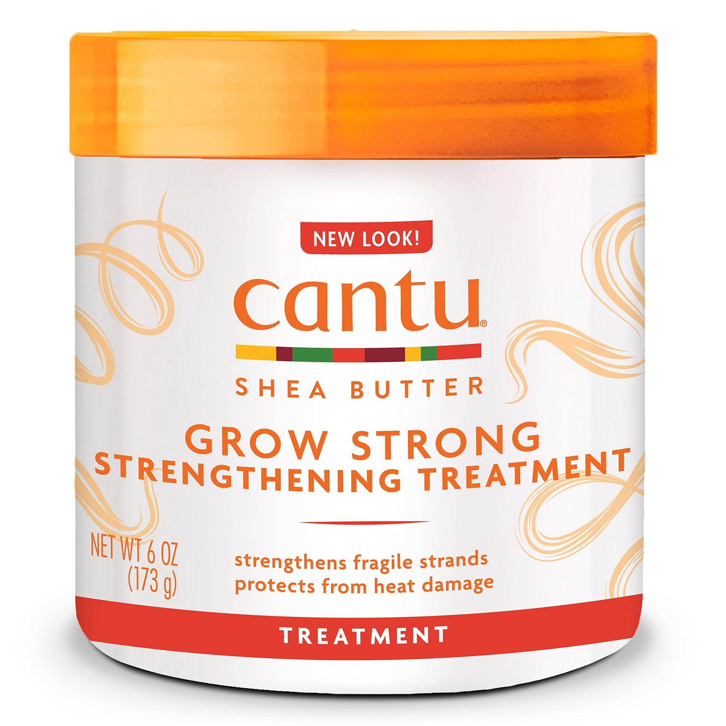 Cantu Grow Strong Strengthening Treatment with Shea Butter, 6 Ounce (Pack of 6)