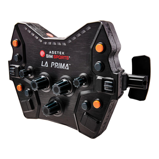 ASETEK La Prima GT Button Box | Sim Racing Control Panel for Gaming Steering Wheel | Steering Wheel PC Accessory for Ultimate Racing Experience | High Precision & Customizable Controls