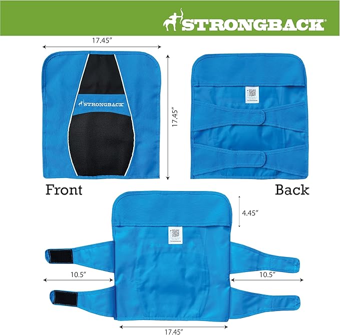 STRONGBACK Lumbar Support Stadium Seat for Bleachers – Ergonomic Chair with Back Support for Adults & All-Day Comfort