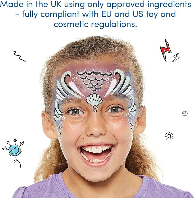 Snazaroo Sparkle Face and Body Paint, 18.8g (0.66-oz) Pot, Sparkle Turquoise