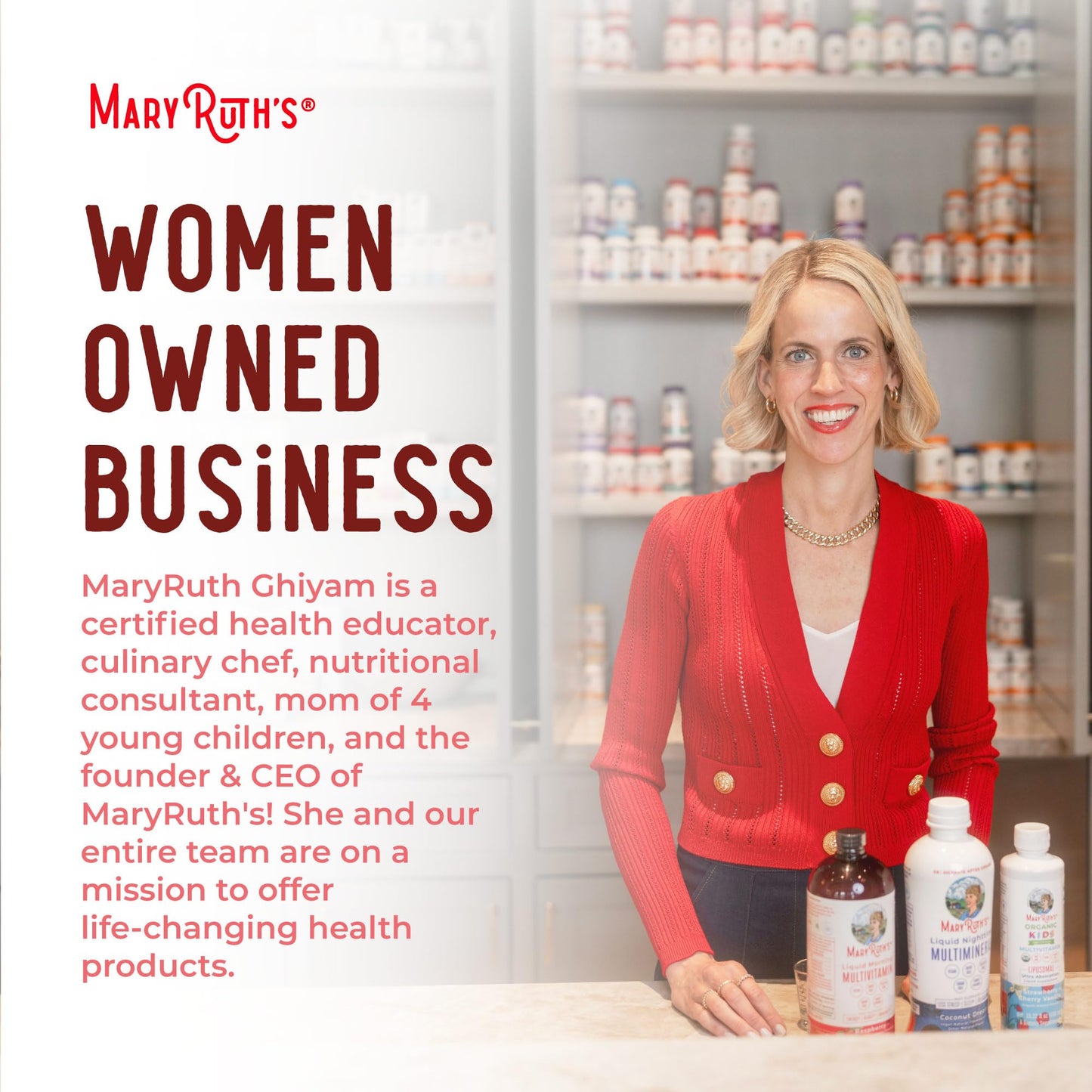 MaryRuth Organics Liquid Nighttime Multimineral | No Melatonin | Bedtime Routine | Magnesium Citrate | Calcium | Zinc | Vitamin D3| Available in 4 Flavors | Vegan | Sugar Free | Gluten Free | 32 Oz