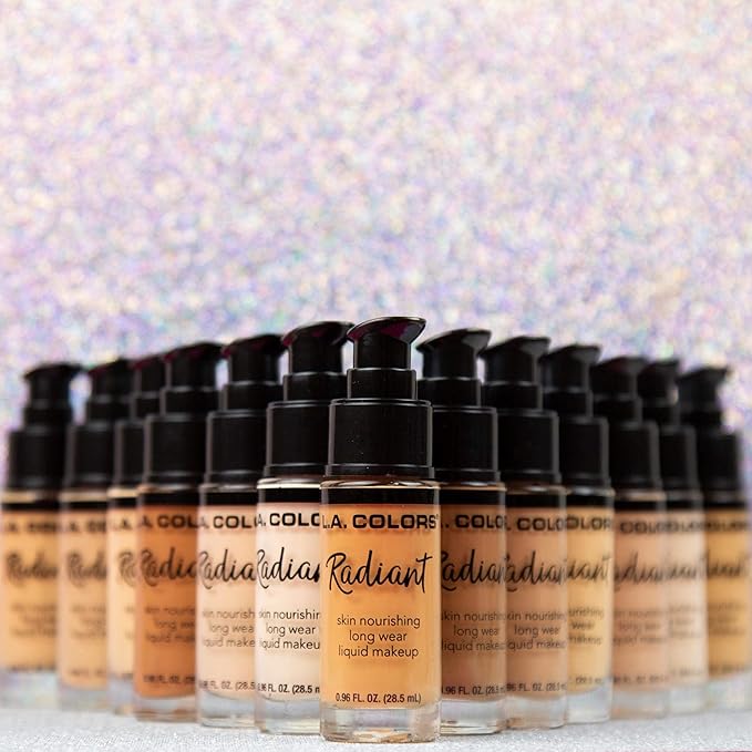 L.A. COLORS Radiant Liquid Makeup, Beige CLM388 (Pack of 2)